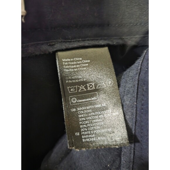 H&M Women Black Dress Pants Size US 14 EUR 44 Flat Front Straight - Picture 5 of 6